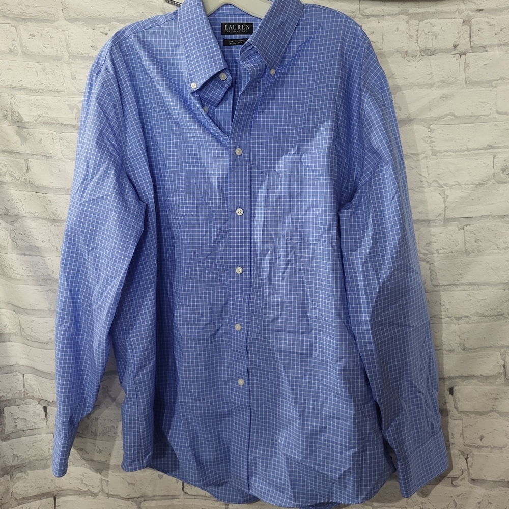 Lauren Ralph Lauren Black Lable Blue Checkered Men's Shirt